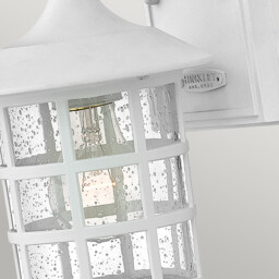 Hinkley Freeport Outdoor Wall Lantern Textured White, IP44 - thumbnail 3