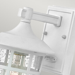 Hinkley Freeport Outdoor Wall Lantern Textured White, IP44 - thumbnail 2