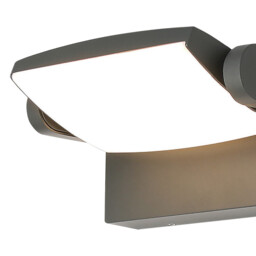 Hood Wall Lamp, 12W LED, 3000K, 1100lm, IP65, Dark Grey, 3yrs Warranty - thumbnail 5