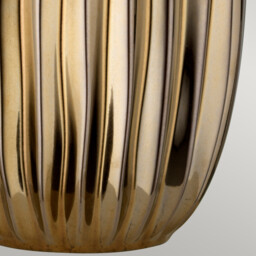 Newham 1 Light Large Table Lamp, Bronze Ceramic , Pearl shade, E27 - thumbnail 5