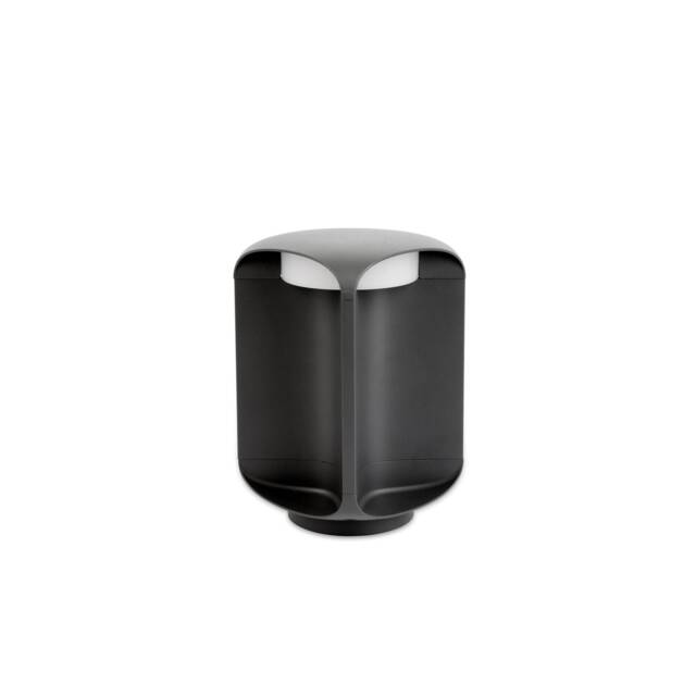 Bu LED Outdoor Pedestal Light White, Dark Grey IP65 - image 1