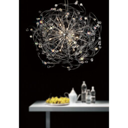 Messe Floor Lamp 12 Light G4 Polished Chrome/Crystal, NOT LED/CFL Compatible - thumbnail 5