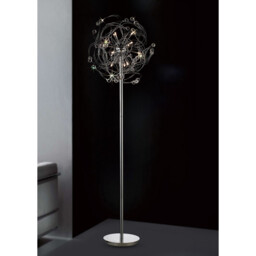 Messe Floor Lamp 12 Light G4 Polished Chrome/Crystal, NOT LED/CFL Compatible - thumbnail 3
