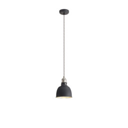 Carmel Small Ceiling Pendant, E27, Graphite, Satin Nickel, Silver - thumbnail 1