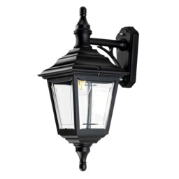 Kerry 1 Light Outdoor Coastal Wall Lantern Light Black IP44, E27