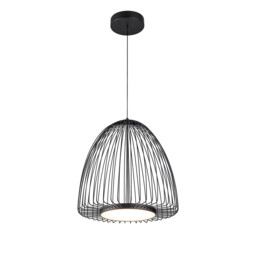 Smart 46cm Pendant, 43W LED, 3000K, 2600lm, Sand Black, 3yrs Warranty - thumbnail 1
