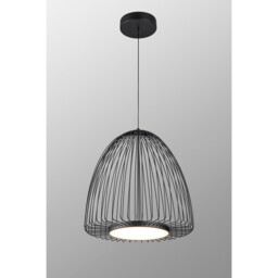 Smart 46cm Pendant, 43W LED, 3000K, 2600lm, Sand Black, 3yrs Warranty - thumbnail 2