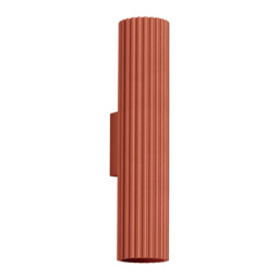 Karbon Minimalist Up Down Wall Lamp 30cm Red Ochre - thumbnail 1