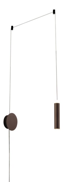 Candle LED Wall Ceiling Pendant, Bronze
