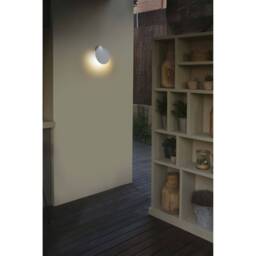 Lotus Outdoor LED White Wall Light 18W 3000K IP65 - thumbnail 2