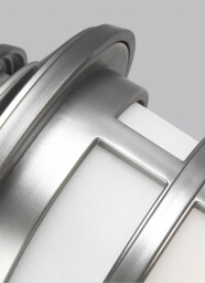 Newport Outdoor 1 Light Wall Lantern, Painted Brushed Steel, IP44, E27 - thumbnail 2