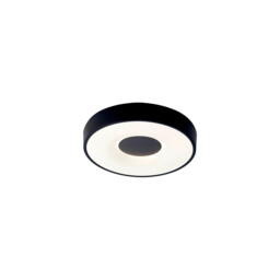 Coin Round Ceiling 56W LED With Remote Control 2700K-5000K, 2500lm, Black, 3yrs Warranty - thumbnail 1