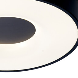Coin Round Ceiling 56W LED With Remote Control 2700K-5000K, 2500lm, Black, 3yrs Warranty - thumbnail 5