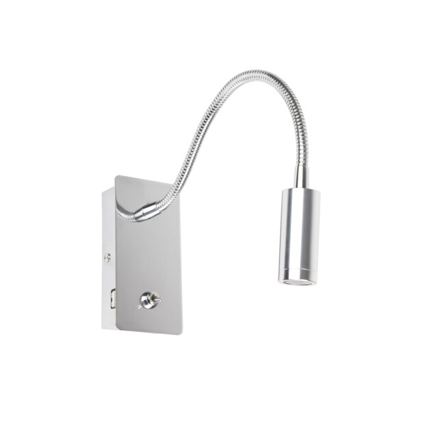 Juliet USB C Reading Wall Light Chrome 3000K