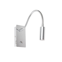 Juliet USB C Reading Wall Light Chrome 3000K