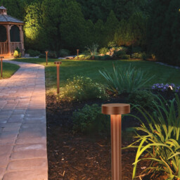 Zambelis Outdoor Bollard Dark Brown LED 2200-2700-3200-4000K IP65 - thumbnail 2