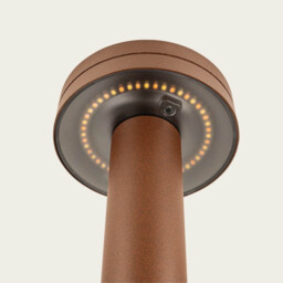 Zambelis Outdoor Bollard Dark Brown LED 2200-2700-3200-4000K IP65 - thumbnail 3