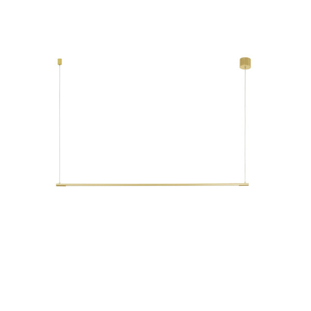Elettra Bar Pendant Ceiling Light Brass Gold Aluminium LED 20W 1400Lm 3000K - image 1