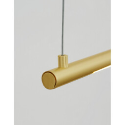Elettra Bar Pendant Ceiling Light Brass Gold Aluminium LED 20W 1400Lm 3000K - thumbnail 5