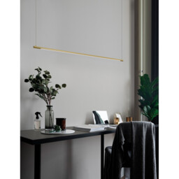 Elettra Bar Pendant Ceiling Light Brass Gold Aluminium LED 20W 1400Lm 3000K - thumbnail 3