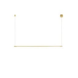 Elettra Bar Pendant Ceiling Light Brass Gold Aluminium LED 20W 1400Lm 3000K - thumbnail 1