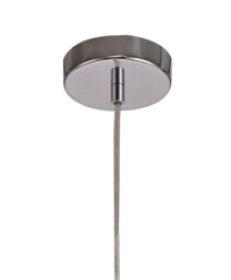 Ripley Single Ceiling Pendant, 1 x E27, Gold, Polished Chrome - thumbnail 5