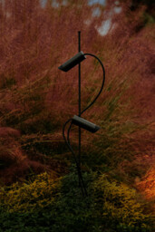 Clap 126cm LED Outdoor Display Light Black IP65 3000K - thumbnail 2
