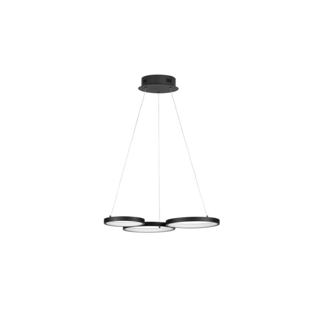 Magnus Integrated LED Pendant Ceiling Light Sandy Black Aluminium LED 28W 230V 1900Lm 3000K - image 1