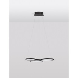 Magnus Integrated LED Pendant Ceiling Light Sandy Black Aluminium LED 28W 230V 1900Lm 3000K - thumbnail 3