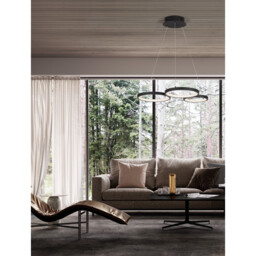 Magnus Integrated LED Pendant Ceiling Light Sandy Black Aluminium LED 28W 230V 1900Lm 3000K - thumbnail 2