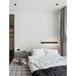 Colby 60cm Integrated LED Wall Lamp Sandy Black Aluminium LED 21W 1100Lm 3000K - thumbnail 2