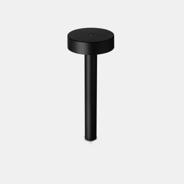 Orbit Small Opening Top Outdoor Pedestal Light 50cm Black LED 11.5W CCT 2700-3200-4000K IP66 On-Off
