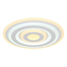 Alois Integrated LED Semi Flush Ceiling Light White Matt LED 2700-6500K