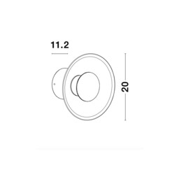 Esil Recessed Wall Lamp Clear Glass Brass Gold Aluminium LED 8W 536Lm 3000K - thumbnail 5