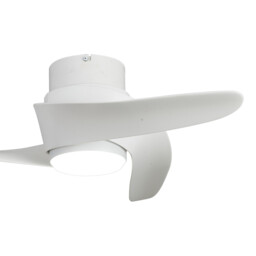 Groenland XS 79.5cm 30W LED Dimmable Ceiling Light With 24W DC Fan, 2700-5000K Remote Control, 2640lm, White - thumbnail 5
