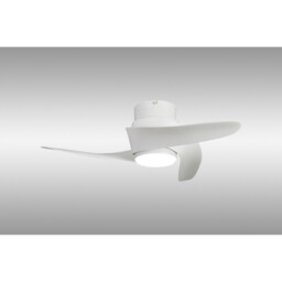 Groenland XS 79.5cm 30W LED Dimmable Ceiling Light With 24W DC Fan, 2700-5000K Remote Control, 2640lm, White - thumbnail 2