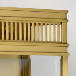 Holborn Outdoor Wall Lantern Brushed Brass, IP44 - thumbnail 2