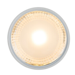 Serena Surface Mounted Downlight White Clear Glass Shade LED 3000K - thumbnail 3