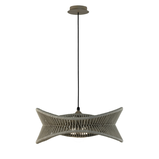 Polinesia 60cm Pendant, 1 x E27, IP44, Beige Oscu, 2yrs Warranty - image 1
