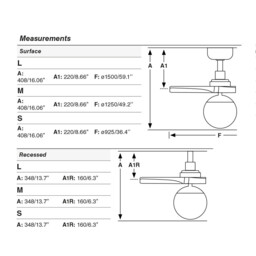 Klim Small Ceiling Fan Black, Walnut Blades, E27 Light - thumbnail 3