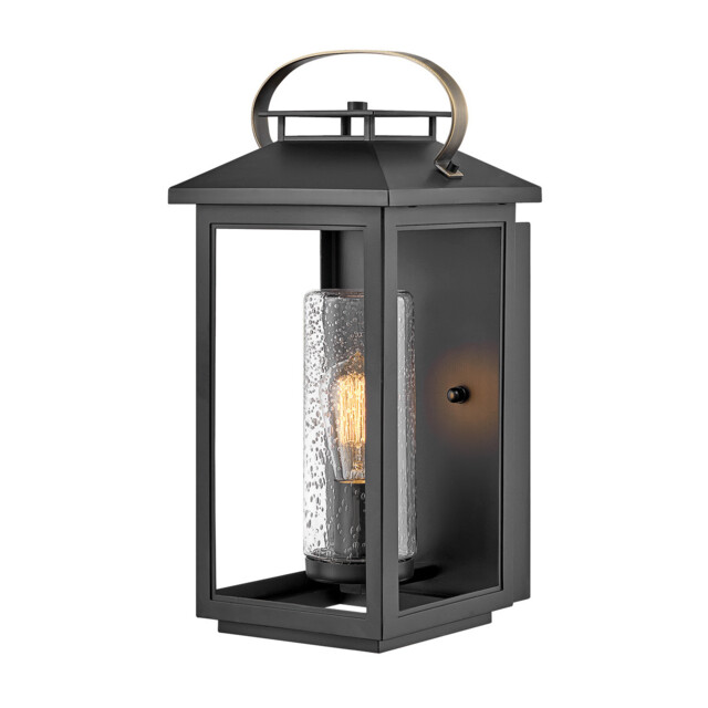 Hinkley Atwater Outdoor Wall Lantern Black, IP44 - image 1