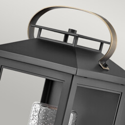 Hinkley Atwater Outdoor Wall Lantern Black, IP44 - thumbnail 2