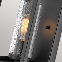 Hinkley Atwater Outdoor Wall Lantern Black, IP44 - thumbnail 3