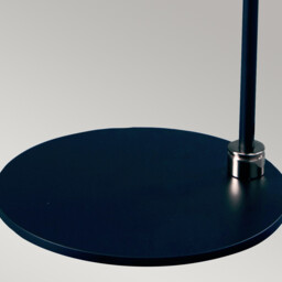 Balance Table Lamp with Round Shade, Black, Polished Nickel - thumbnail 5
