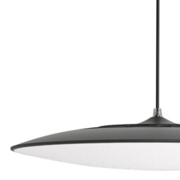 Slim LED Pendant 46cm Round 50W LED, 4000K, 4300lm, Black, 3yrs Warranty - thumbnail 5