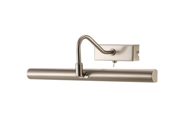 Abacus Picture Wall Lamp Switched 2 Light G9 Satin Nickel - image 1