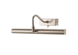 Abacus Picture Wall Lamp Switched 2 Light G9 Satin Nickel