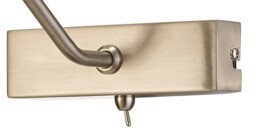 Abacus Picture Wall Lamp Switched 2 Light G9 Satin Nickel - thumbnail 5