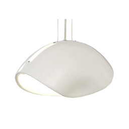 Pasion Oval Pendant 3 Light E27, Gloss White/Polished Chrome - thumbnail 5