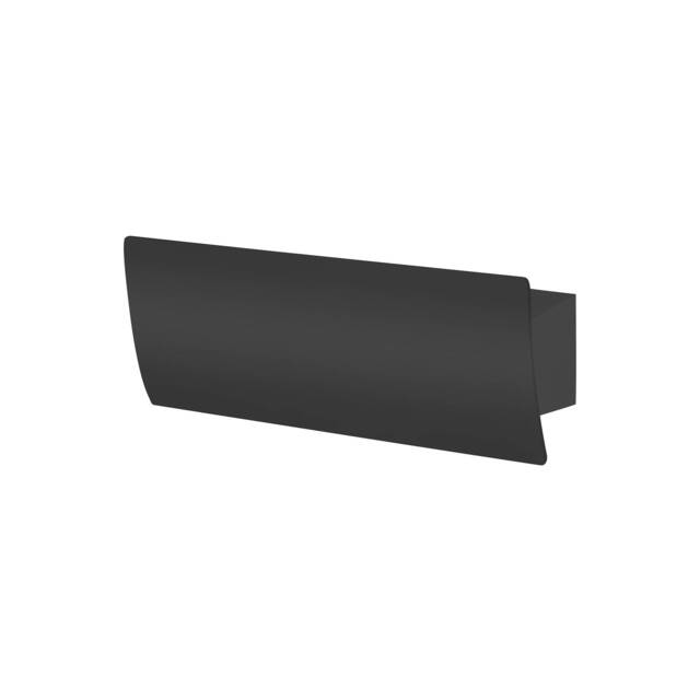 Duna LED Flush Wall Light Black 35cm 3857lm 3000K